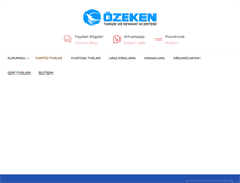 Tablet Screenshot of ozekenturizm.com